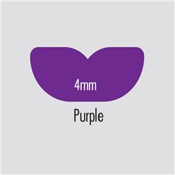 BRITEGUARD Mouthguard 4mm Purple 125mm Round