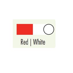 BRITEGUARD Mouthgaurd 4mm Red White 125mm Round