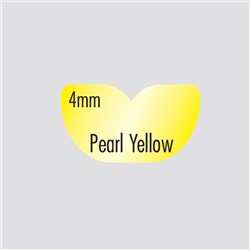 BRITEGUARD Mouthguard Pearl Yellow 4 x 125mm Round