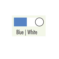 BRITEGUARD Mouthguard 4mm Blue White Blue 125mm Round