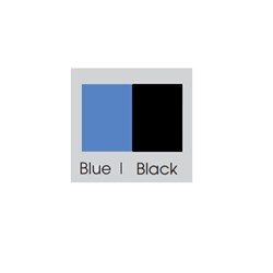 BRITEGUARD Mouthguard 4mm Black Blue 127mm Square