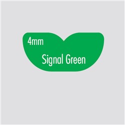 BRITEGUARD Mouthguard 4mm Signal Green 127mm Square