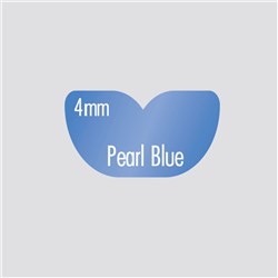 BRITEGUARD Mouthguard 4mm Pearl Blue 127mm Square