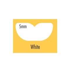 BRITEGUARD Mouthguard 4mm White 120mm Round