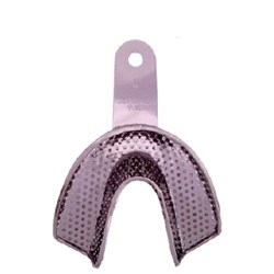 Stainless Steel Impression Tray Perf Pedo Lower Large