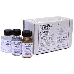 TRU FIT Diespacer & Visual Aid Kit Gold Silver &Thinner