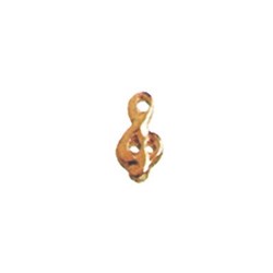 Twinkles - Tooth Jewellery - Treble Clef Diamond 0,010ct - Gold 22k