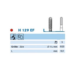 Tungsten Carbide Bur KOMET #H129EF-023 Cutter HP x 5