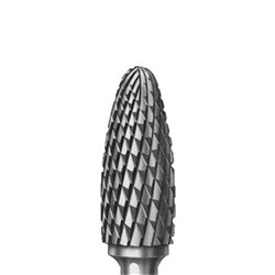 Komet Tungsten Carbide Bur - H251E-040 - Cutter Acrylic - Straight (HP), 1-Pack