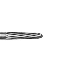 Komet Tungsten Carbide Bur - H281K-012 - Tapered Chamfer - High Speed, Friction Grip (FG), 5-Pack