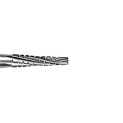 Komet Tungsten Carbide Bur - H33-010 - Tapered X Cut - High Speed, Friction Grip (FG), 5-Pack