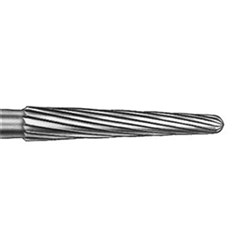 Komet Tungsten Carbide Bur - H375-012 - Tapered Chamfer - High Speed, Friction Grip (FG), 5-Pack