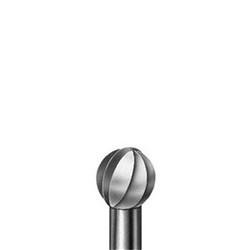 Komet Tungsten Carbide Bur - H71-040 - Round - Straight (HP), 1-Pack