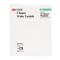 Clinpro White Varnish Tri-Cal Phosphate Value Pack of 100