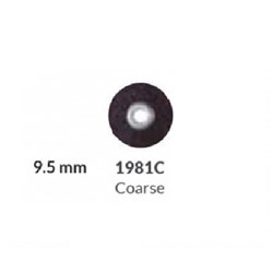 SOFLEX Disc Pop on Coarse Black 3/8" 9.5mm Pack of 85