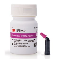 3M Filtek Universal Restorative - Shade A3.5 - 0.2g Capsule, 20-Pack