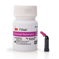 3M Filtek Universal Restorative - Shade A3 - 0.2g Capsule, 20-Pack