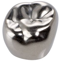 3M Crown Form NiChro - Stainless Steel Permanent Molar Crowns - 6UR5, 5-Pack