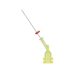 Ultradent NaviTip - 29 Gauge - 21mm - Single Sideport Tip - Yellow, 20-Pack