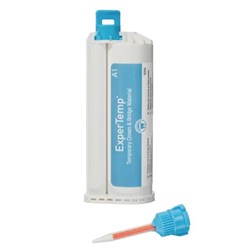 Ultradent ExperTemp - Shade A1 - 50ml Cartridge, 1-Pack and 15 Mixing tips