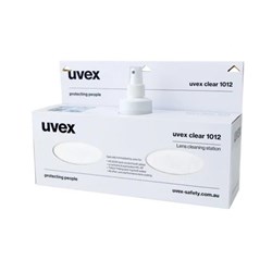 Uvex Lens Cleaning Station - 225ml Solution & Tissues