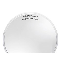 VITA CAD Waxx Disc 20mm Transparent Diameter 98.4mm