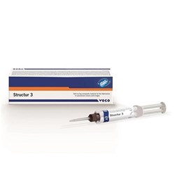 Voco Structur 3 - Temporary Crown & Bridge Material - A2 - 5ml QuickMix Syringe and Mixing Tips