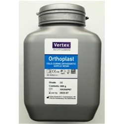 Vertex Orthoplast Powder - Shade 22 Clear, 500g Tub