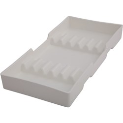 Cabinet Tray for Hand Instruments size 16 Deep White
