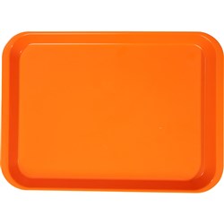 B LOK Tray Flat Neon Orange 33.97 x 24.45 x 2.22cm