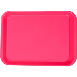 B LOK Tray Flat Neon Pink 33.97 x 24.45 x 2.22cm