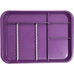 B LOK Tray Divided Plum 33.97 x 24.45 x 2.22cm