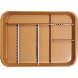 B LOK Tray Divided Copper 33.97 x 24.45 x 2.22cm