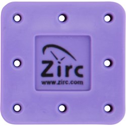 Zirc Magnetic Bur Block - Small - 8 Holes - Neon Purple