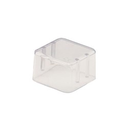 Bur Block Cover Small 8 Hole Clear