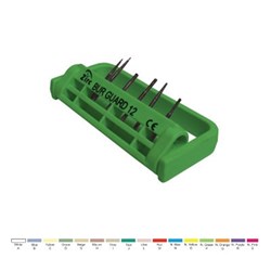 Zirc Steri Bur Guard - 12 Holes - Green