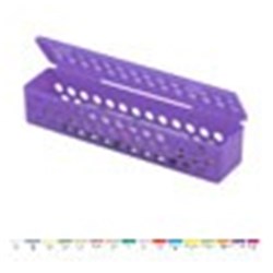 STERI CONTAINER Standard Neon Purple 20.64 x 5.08 x 3.81cm