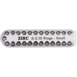 E Z ID Rings for Instruments Small Grey 3.18mm Pk 25