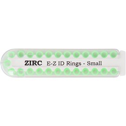 E Z ID Rings for Instruments Small Neon Green 3.18mm Pk 25