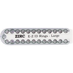 E Z ID Rings for Instruments Large Green 6.35mm Pk 25