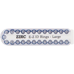 E Z ID Rings for Instruments Large Midnight Blue x 25
