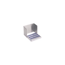 Komet Bur Block - Stainless Steel - Holds 24 High Speed (FG), Slow Speed (RA) or Straight (HP) Burs