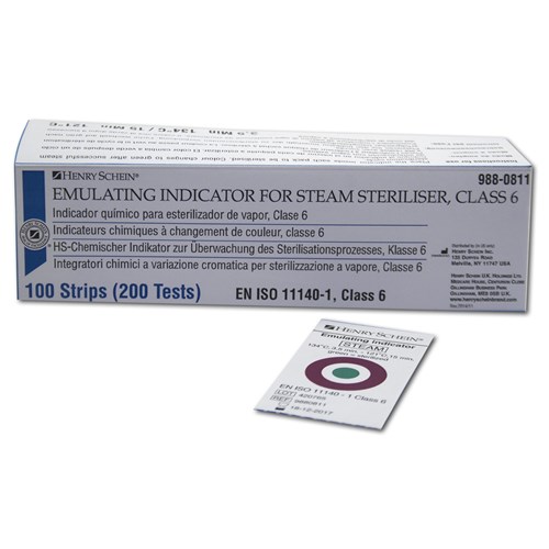HS-9880811 - Henry Schein Class 6 Indicator Tests 200 Tests