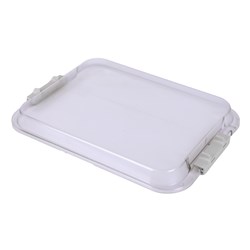 SAFE-LOK Tray Cover Tall Locking Locking Clear