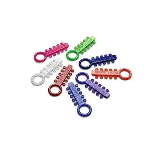 AlastiK Easy-To-Tie Ligature Ties Radical Red 100/Pk