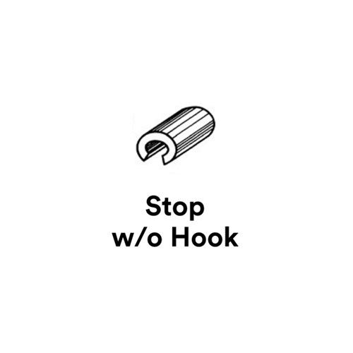 Split Rd Tubes O22 w-out hook Pk 100
