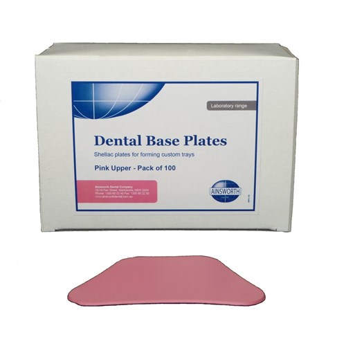 Ainsworth Base Plate - 1.4mm Thickness - Pink - Upper, 12-Pack