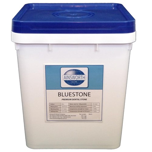 Ainsworth Bluestone Hard Type III Dental Stone, 5kg Pail