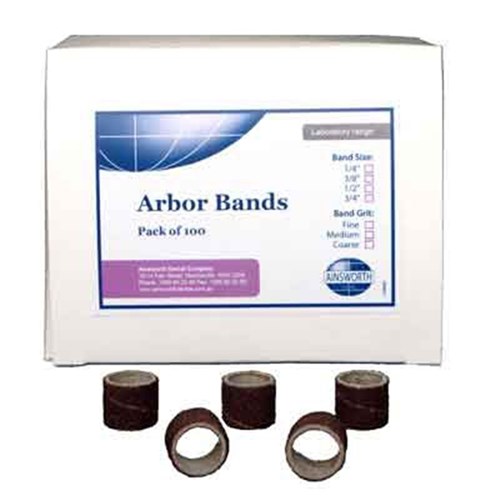 Ainsworth Arbor Bands Coarse Grit 19mm, 100-Pack