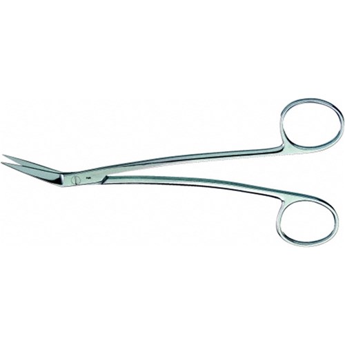 SCISSORS Locking Delicate CVD Angle Side Tooth Blade 155MM
